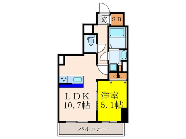 TOPAZ江坂の物件間取画像